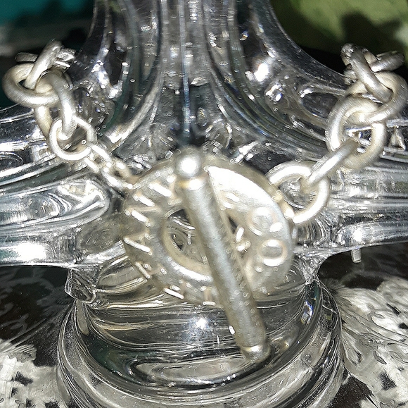 Vintage Tiffany & Co. STERLING Bracelet w 2 Charms - Picture 9 of 15